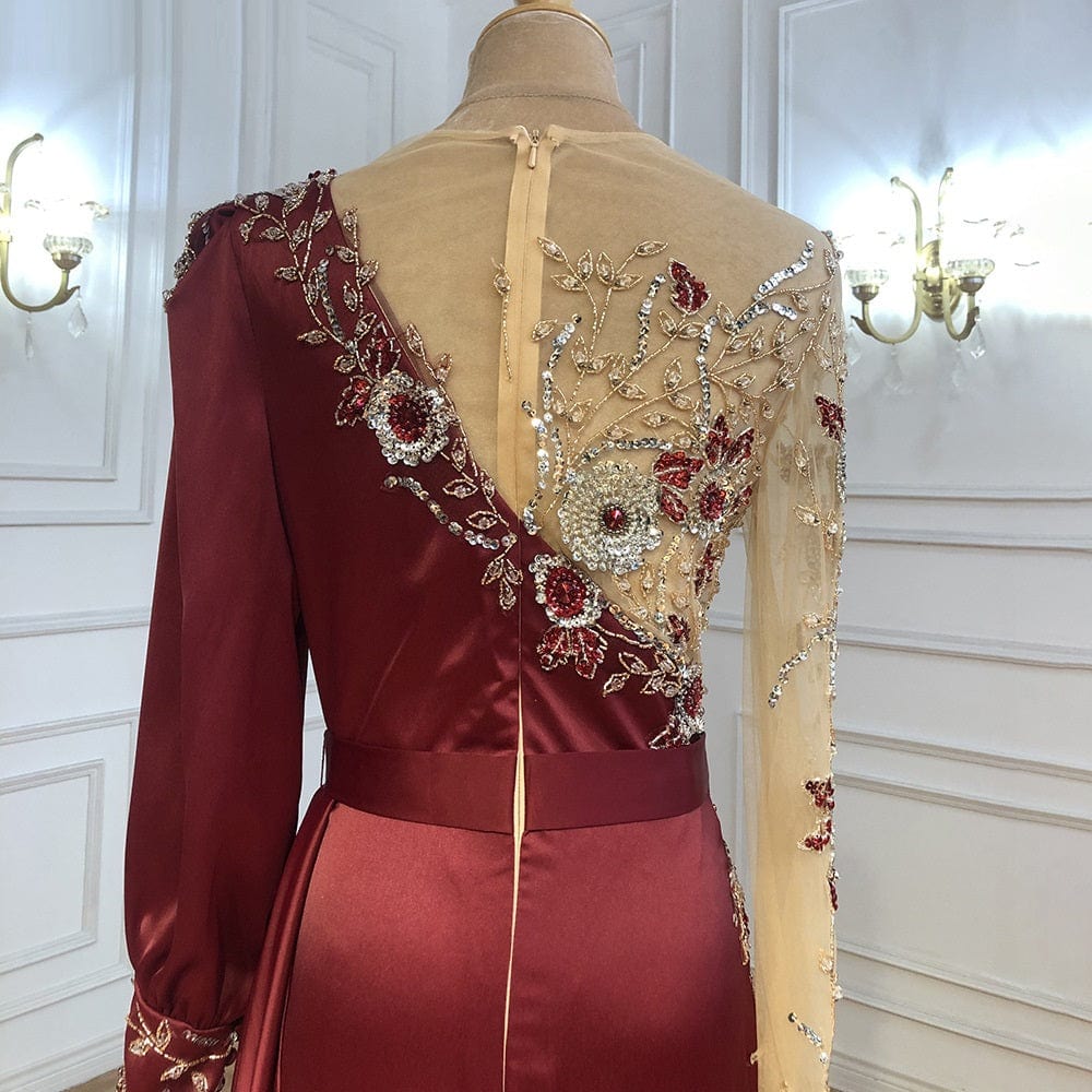 High quality mermaid bridesmaid dress fashion 2022 lace applique long wedding party dress African prom dress