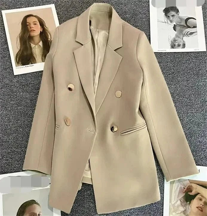 High Quality Thick Women's Hot-selling Suit Coat Jacket New Fashion Suit Office Lady Early Spring Autumn Solid Color Tops Suit