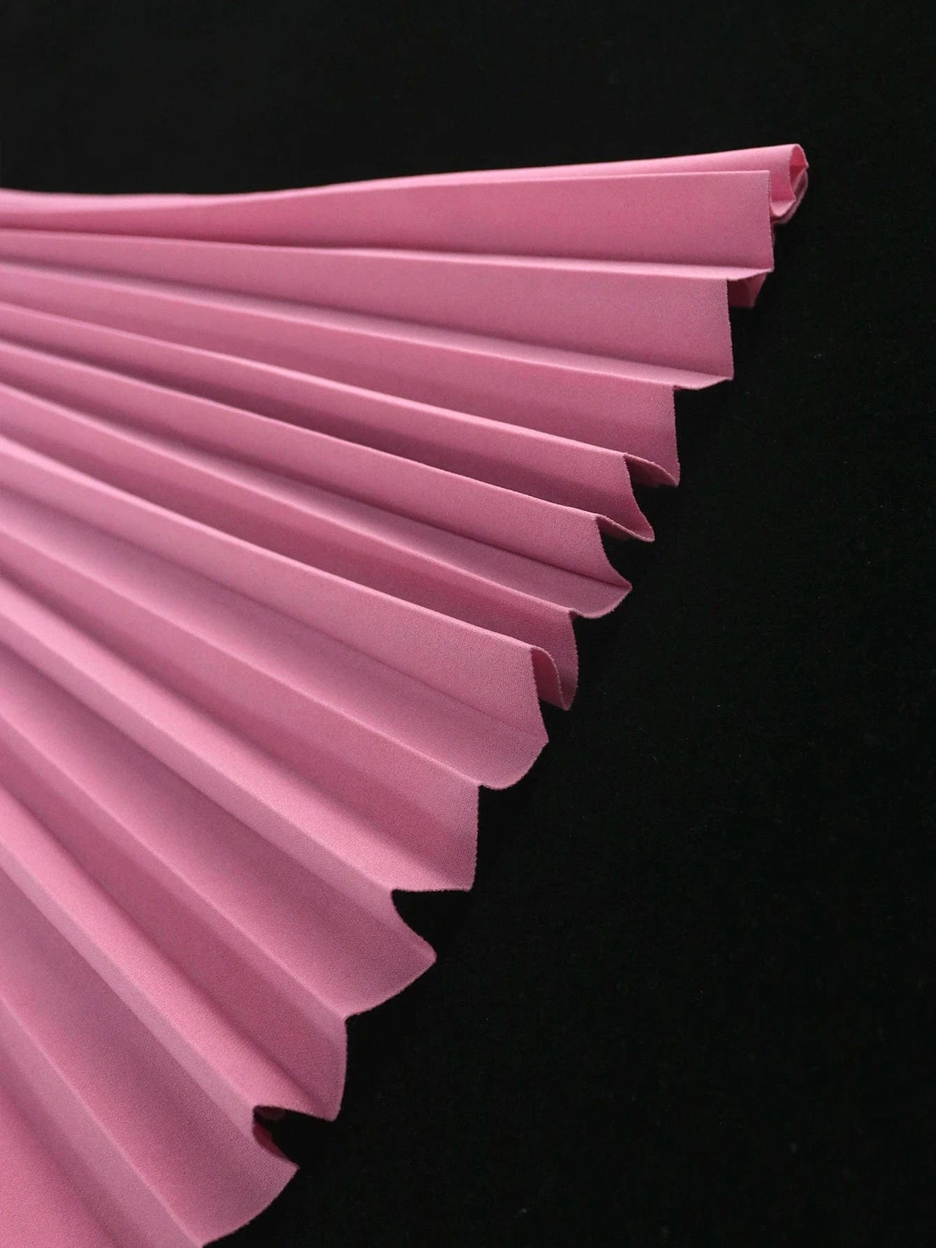 High Waist Midi Pleat Ruffle Pink Sleeveless Women Prom 2024 Dresses