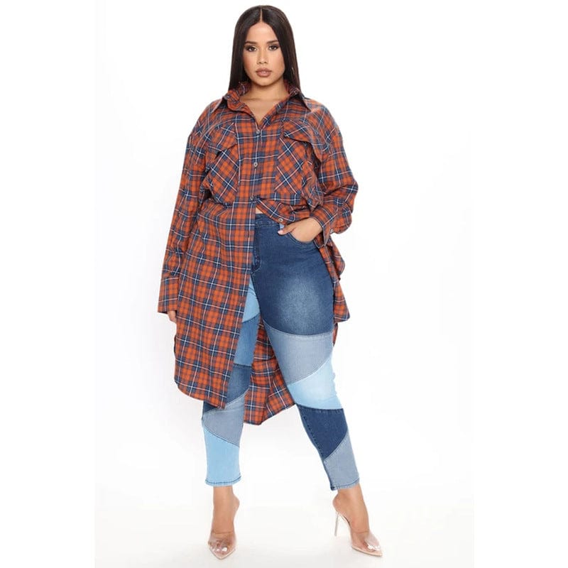 High Waist Women Bottom Skinny Jeans Patchwork Streetwear Pants Tight Trousers Women Slim Denim Jeans 2022 New Casual Jean Pant