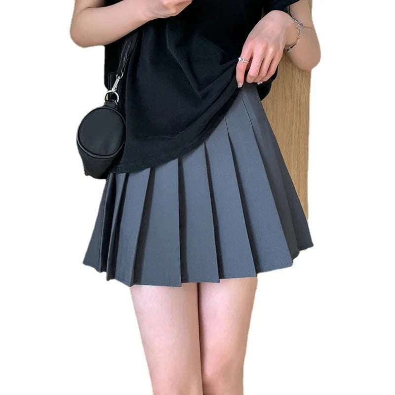 High Waisted Short Pleated Student Summer Skirts Women Sportswear Mini Pleated Women's Skirts