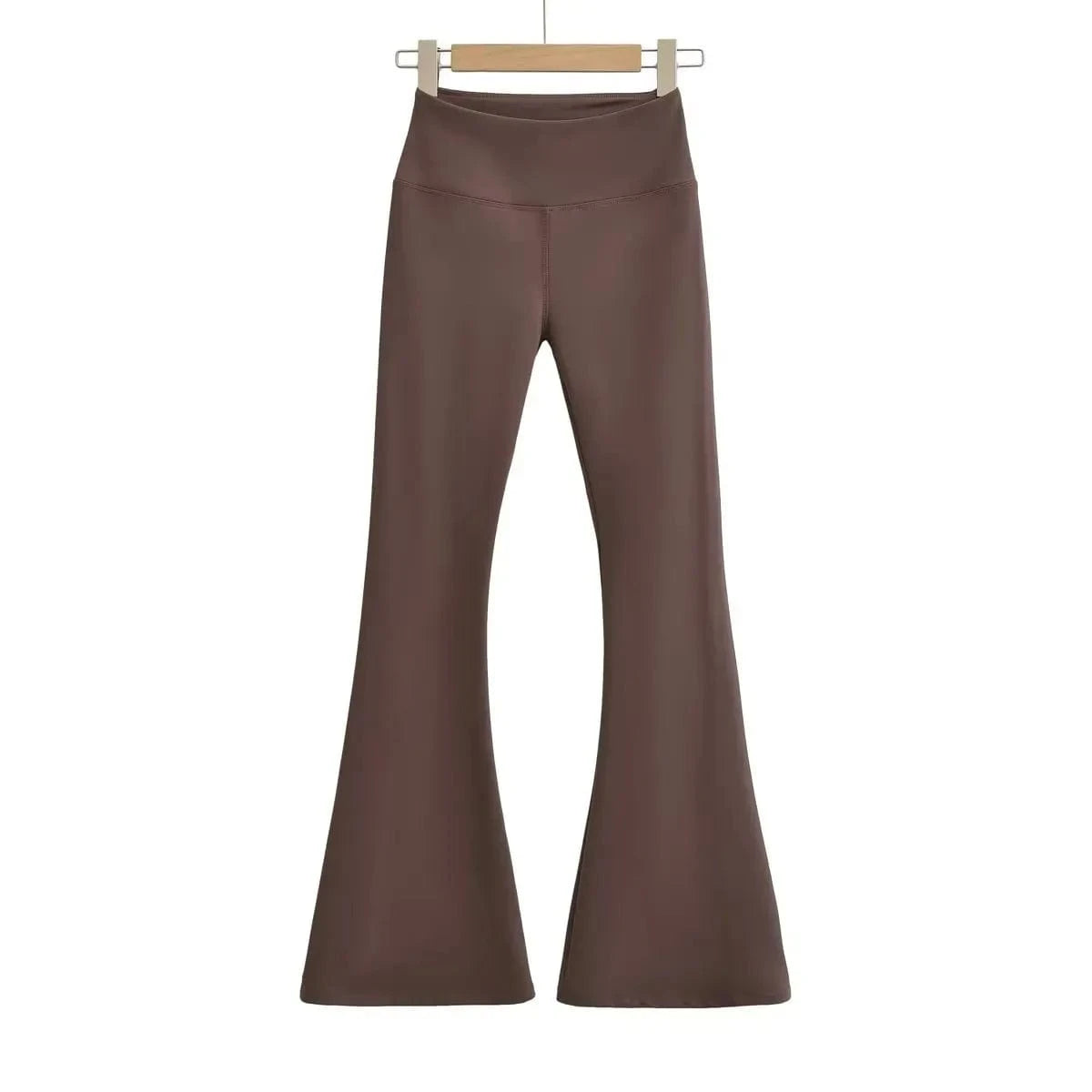 High Wide Waistband Warm fleece fully stretchy soft flare legging pants women's yoga  Sweat pant