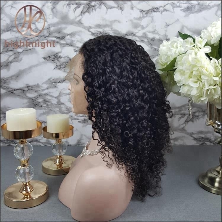 Highknight Cheap Price 100% Mink Brazilian Virgin Human Hair 360 Lace Frontal Wigs For Black Women