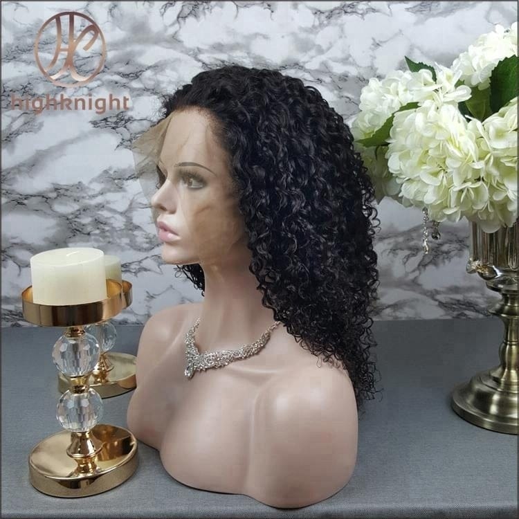 Highknight Cheap Price 100% Mink Brazilian Virgin Human Hair 360 Lace Frontal Wigs For Black Women