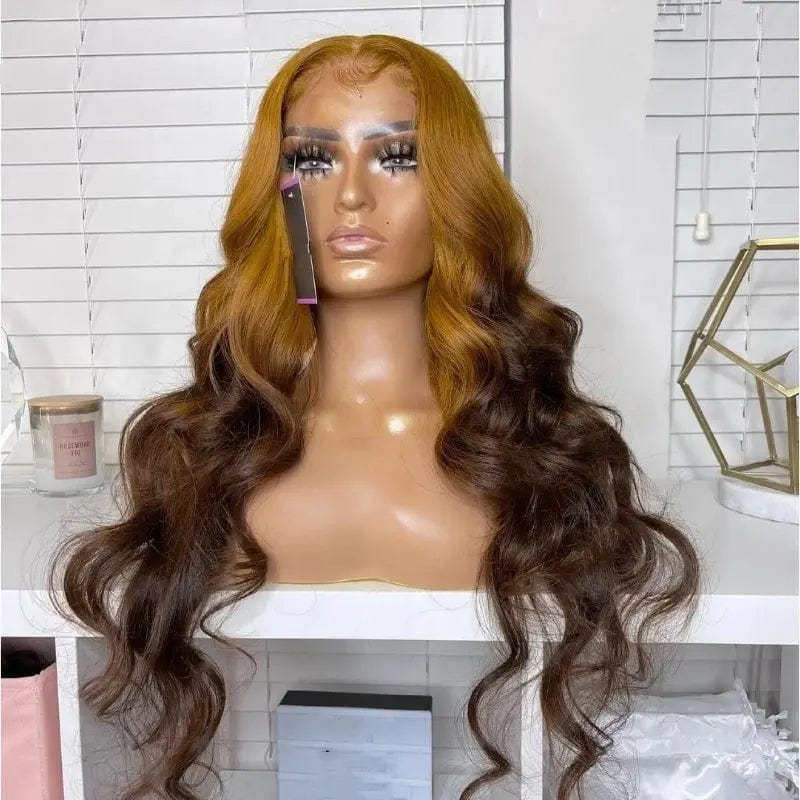 Highlight Brown Color Raw Indian Human Hair