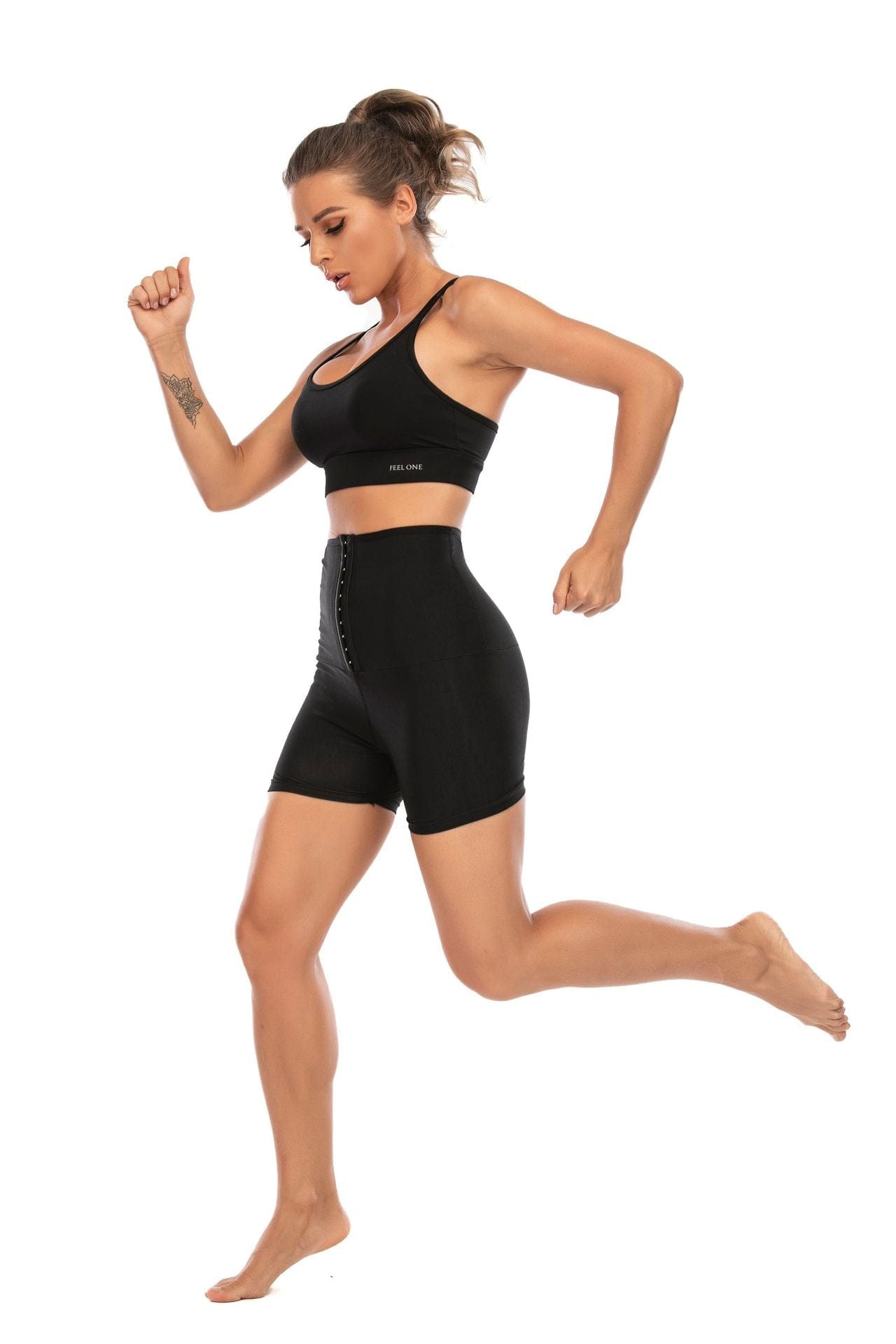hot custom plus size tummy control waist trainer sport short pants slim bodysuit sauna sweat pants sauna pants for women