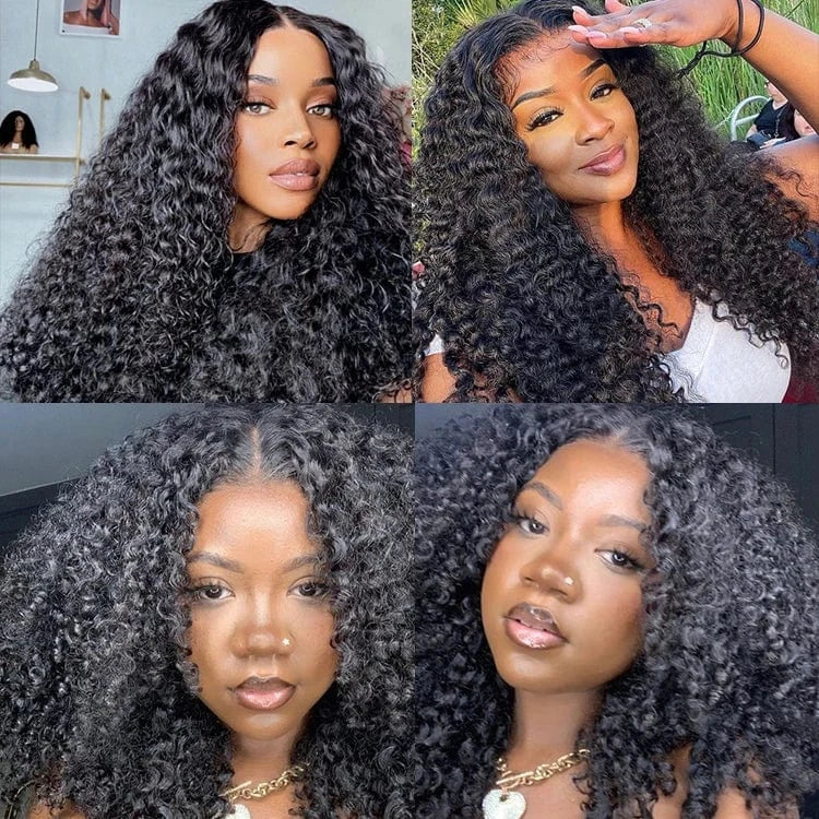 Hot Raw Vietnamese Human Hair Cuticle Aligned Burmese Curly Transparent 13x4 Lace frontal Wig