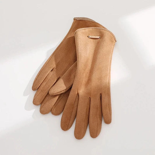 Hot sale cold weather thermal outdoor ladies warm custom bike women driving winter gloves