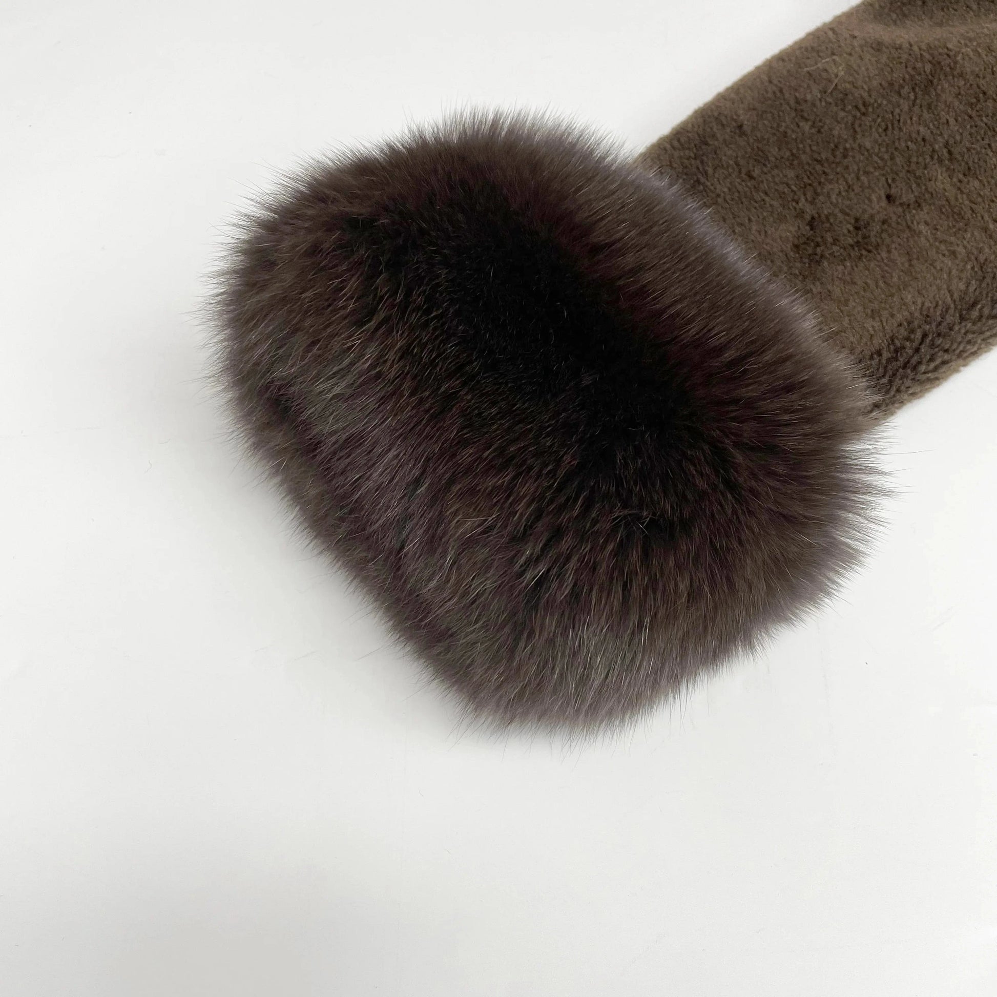 Hot Sale Fashion Winter Sheep Shearling Jacket Women Fox Fur Collar Real Lamb Wool Coat