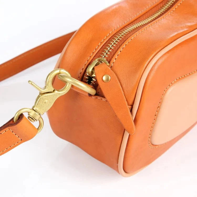 Hot Sale Korean Style Genuine Leather Underarm Bag For Women High-Grade Vintage Leather Crossbody Bag Underarm Bag