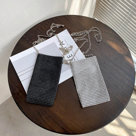 Hot Sale Mini Sequined Diamond Bag Luxury Bags Women'S Messenger Chains Handbags