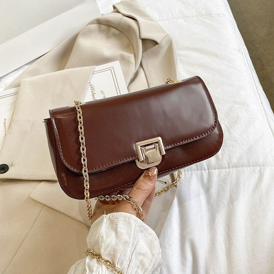 Hot Sales Solid Color Fashion Casual All Match Ladies Crossbody Hand Bags Shoulder Bag For Women