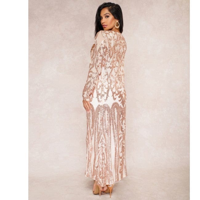 Hot sell long sleeves casual fashion reflective mesh sequins dress cotton abaya open sexy out wear for women A335