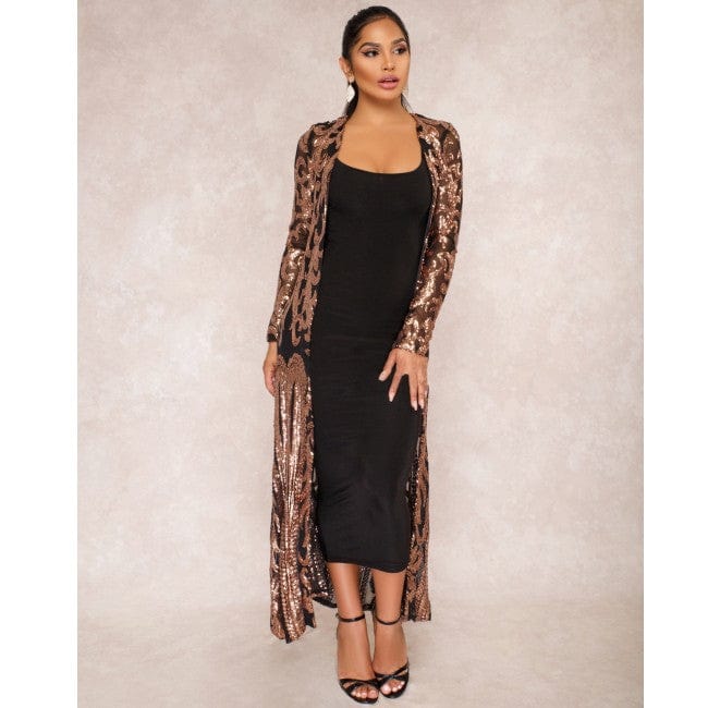 Hot sell long sleeves casual fashion reflective mesh sequins dress cotton abaya open sexy out wear for women A335
