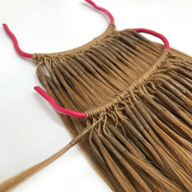 hot sell newest product No Harm On The Original Hair Cuticle Aligned One Cotton Thread Two I-Tip Korea Twins Hair Extension