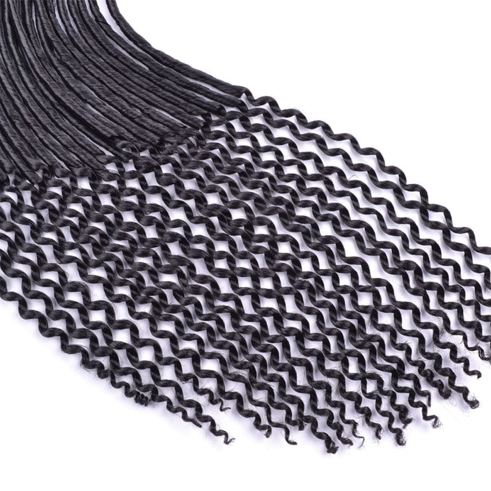 Hot sell wholesale 18inch crochet hair extensions Afro braids for woman  straight goddess faux locs