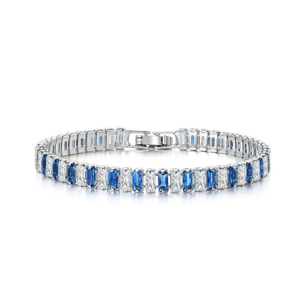Hot Selling Classic Round Cubic Zirconia Tennis Bracelet Luxury Iced Out Bracelet Hiphop CZ Diamond Bracelet for Women Men