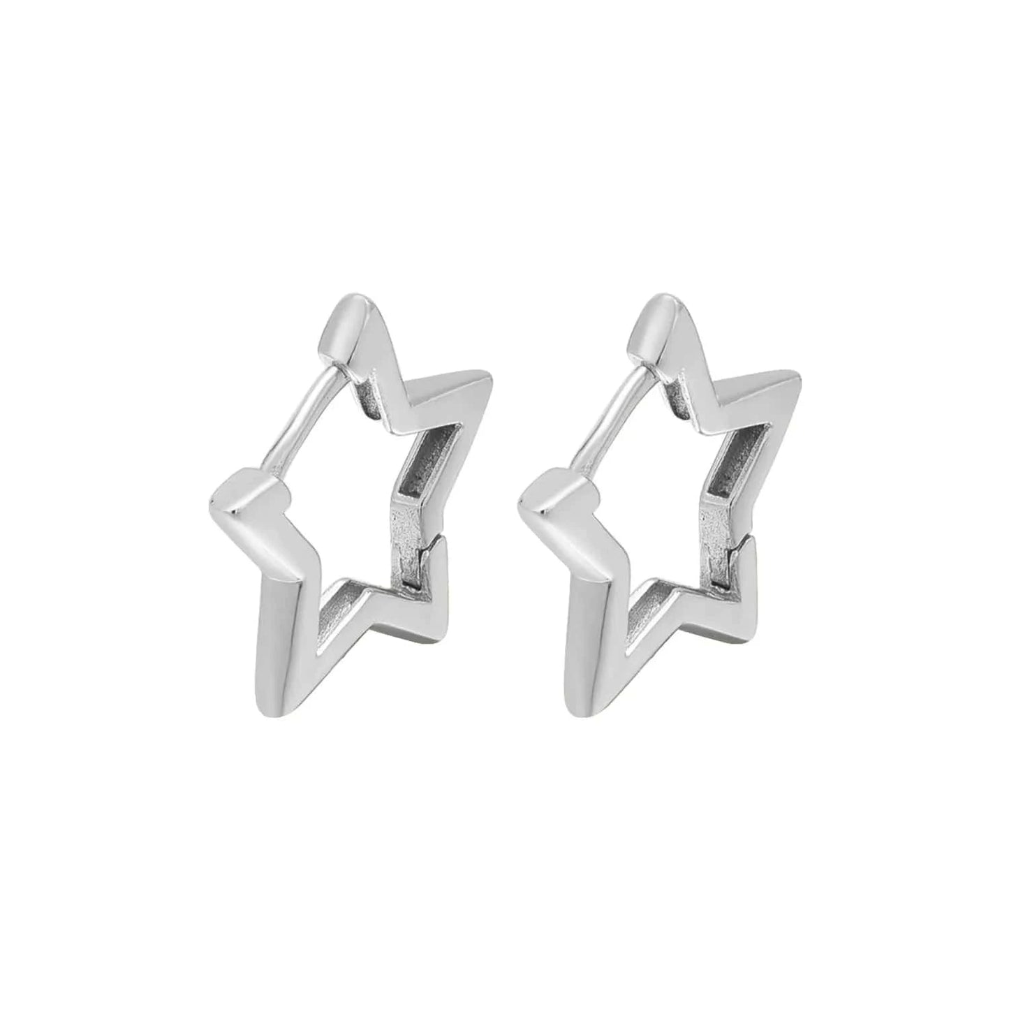 HY-E0060 Silver fashion jewelry 925 silver earrings jewelry 18K gold plated sterling silver  hoop earrings for women
