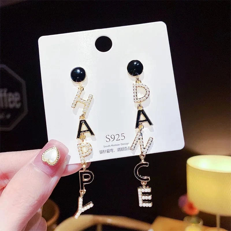 Hypoallergenic Design of Gold Filled 925 Silver Needle Earrings and Freshwater Pearl Metal Zinc Alloy Fashion Women Diamond NGGC
