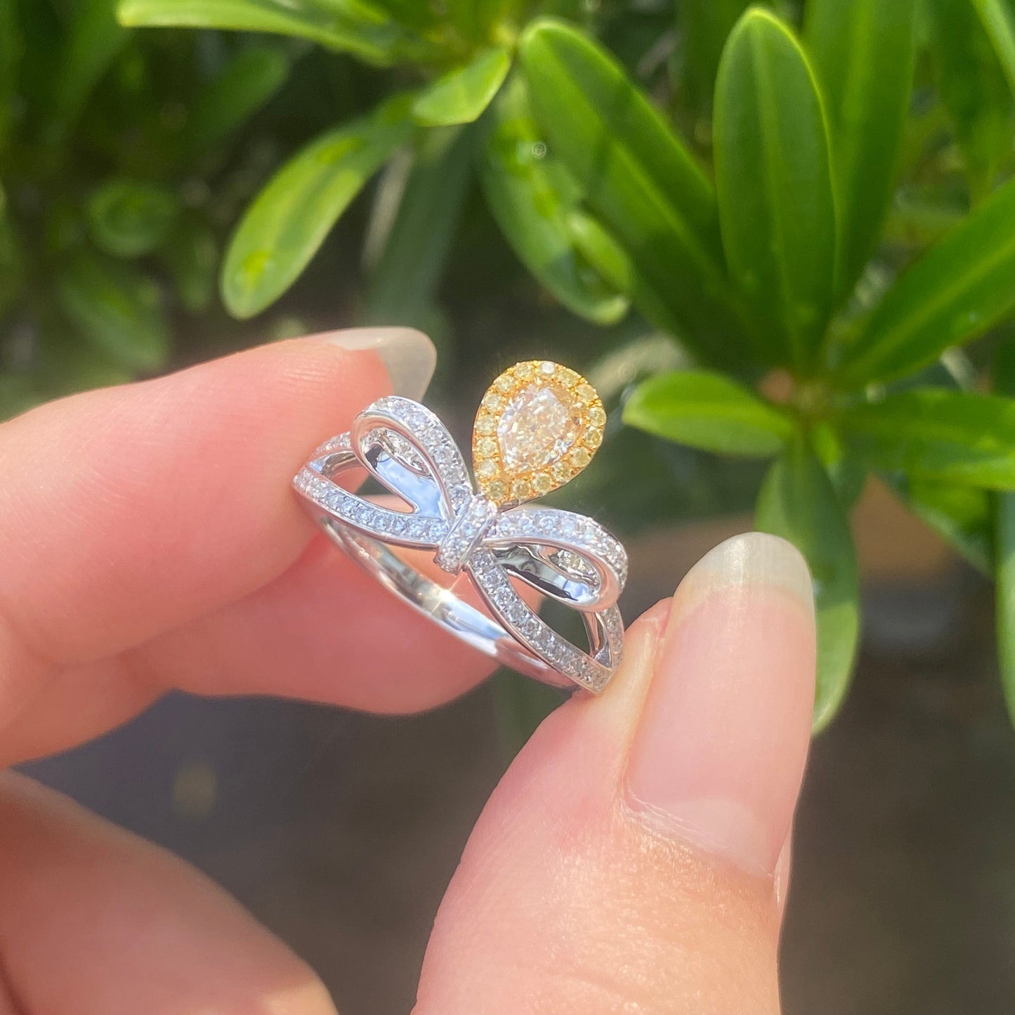 hypoallergenic jewelry new ring 2022 crown 18k real natural yellow diamond gold wedding ring prices