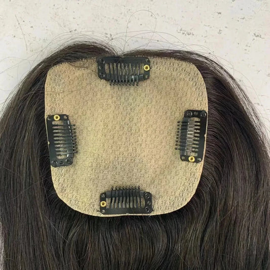Inject Silk Base Closure Burmese Human Hair Silk Base Topper