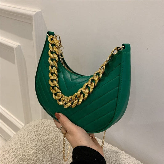 Ins Fashion Retro Chain Bags Women Handbags Ladies Shoulder 2022 Crossbody Purses and Handbags Women