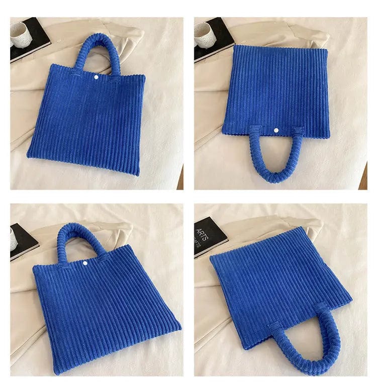 Ins Fashion Winter Purses and Handbags Luxury Women Corduroy Tote Bags Women Handbags Ladies