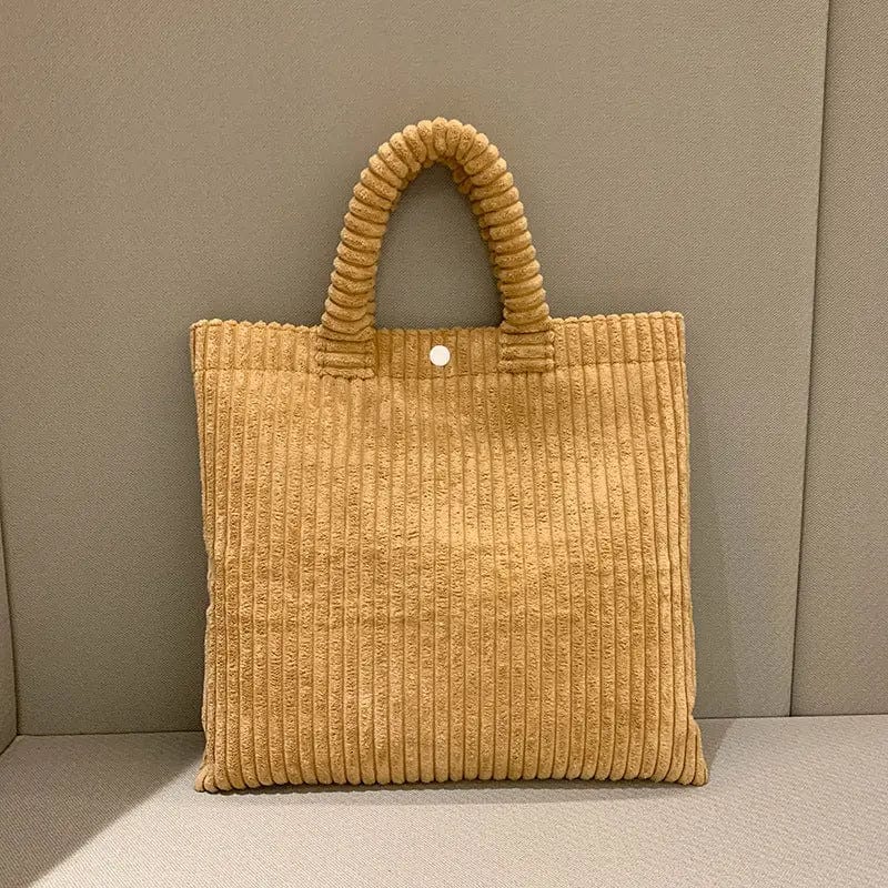 Ins Fashion Winter Purses and Handbags Luxury Women Corduroy Tote Bags Women Handbags Ladies