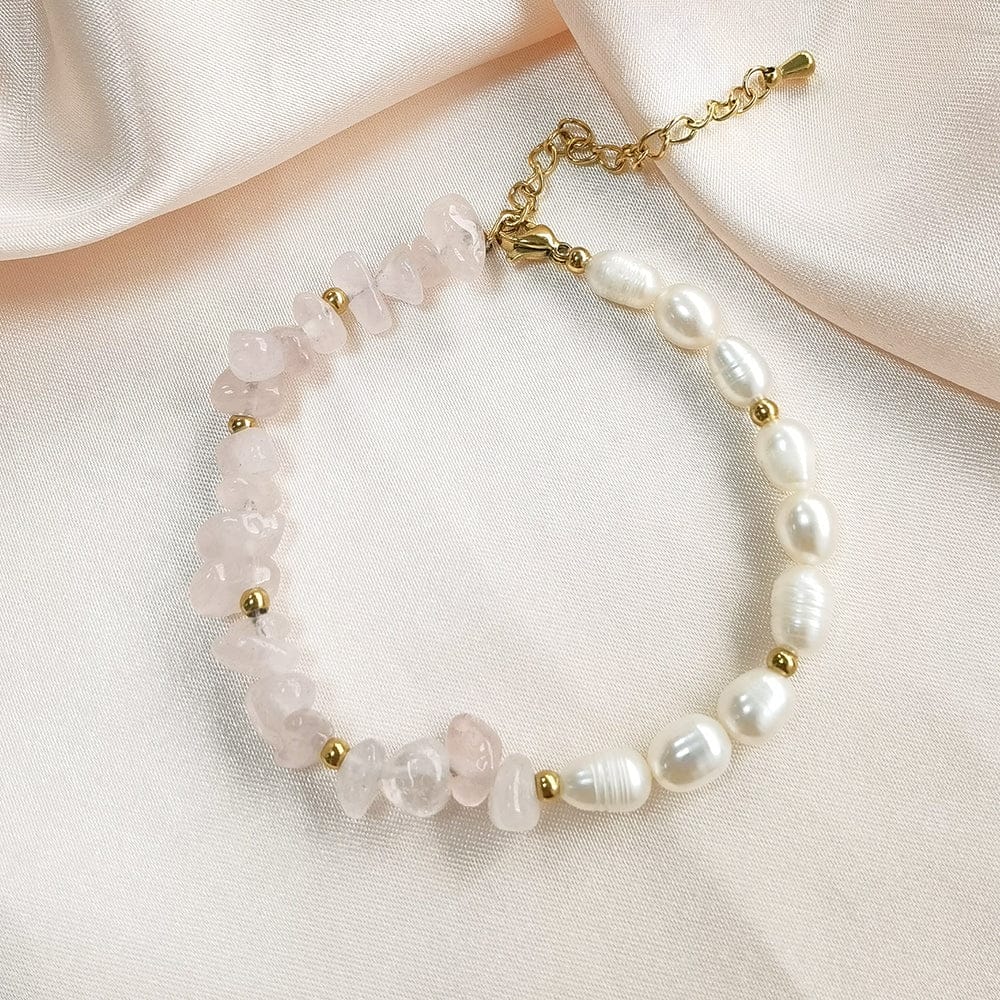 IVIAPRO Jewelry New Arrival Hand Made Pearl And Crystal Bracelets For Women