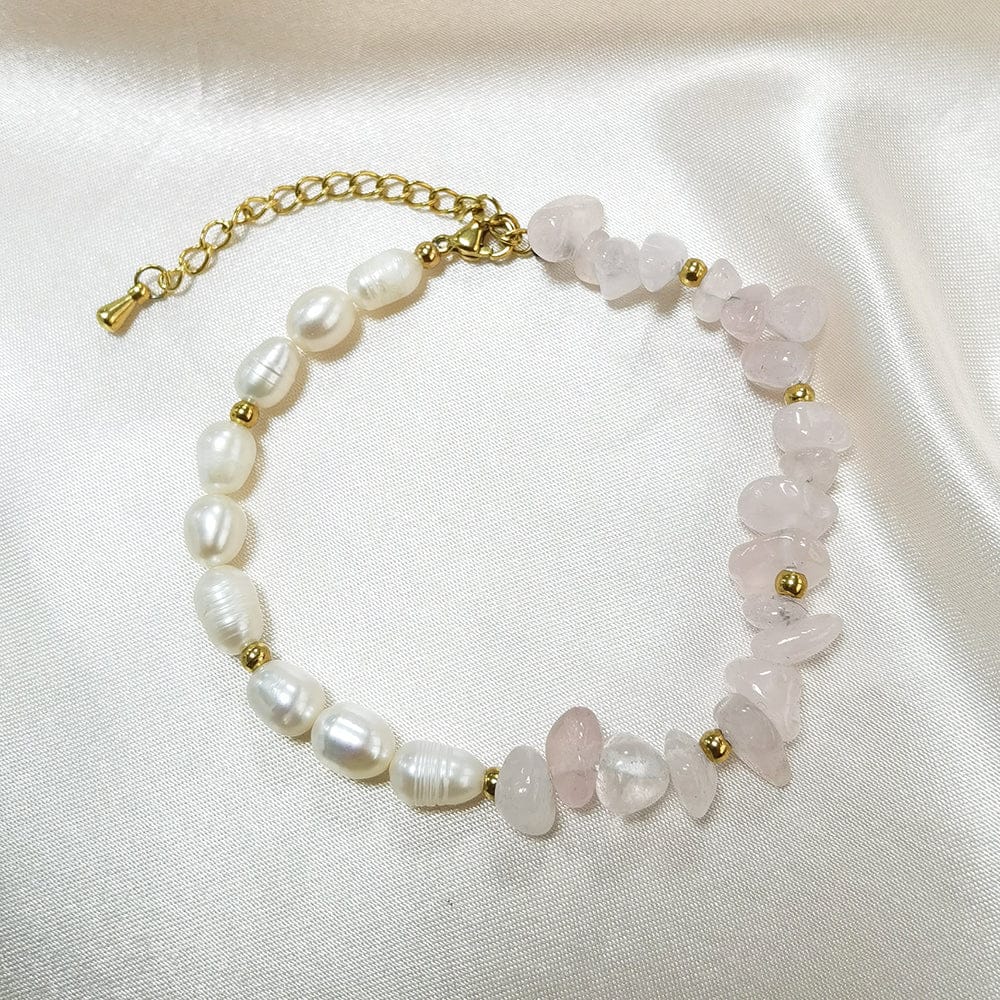 IVIAPRO Jewelry New Arrival Hand Made Pearl And Crystal Bracelets For Women