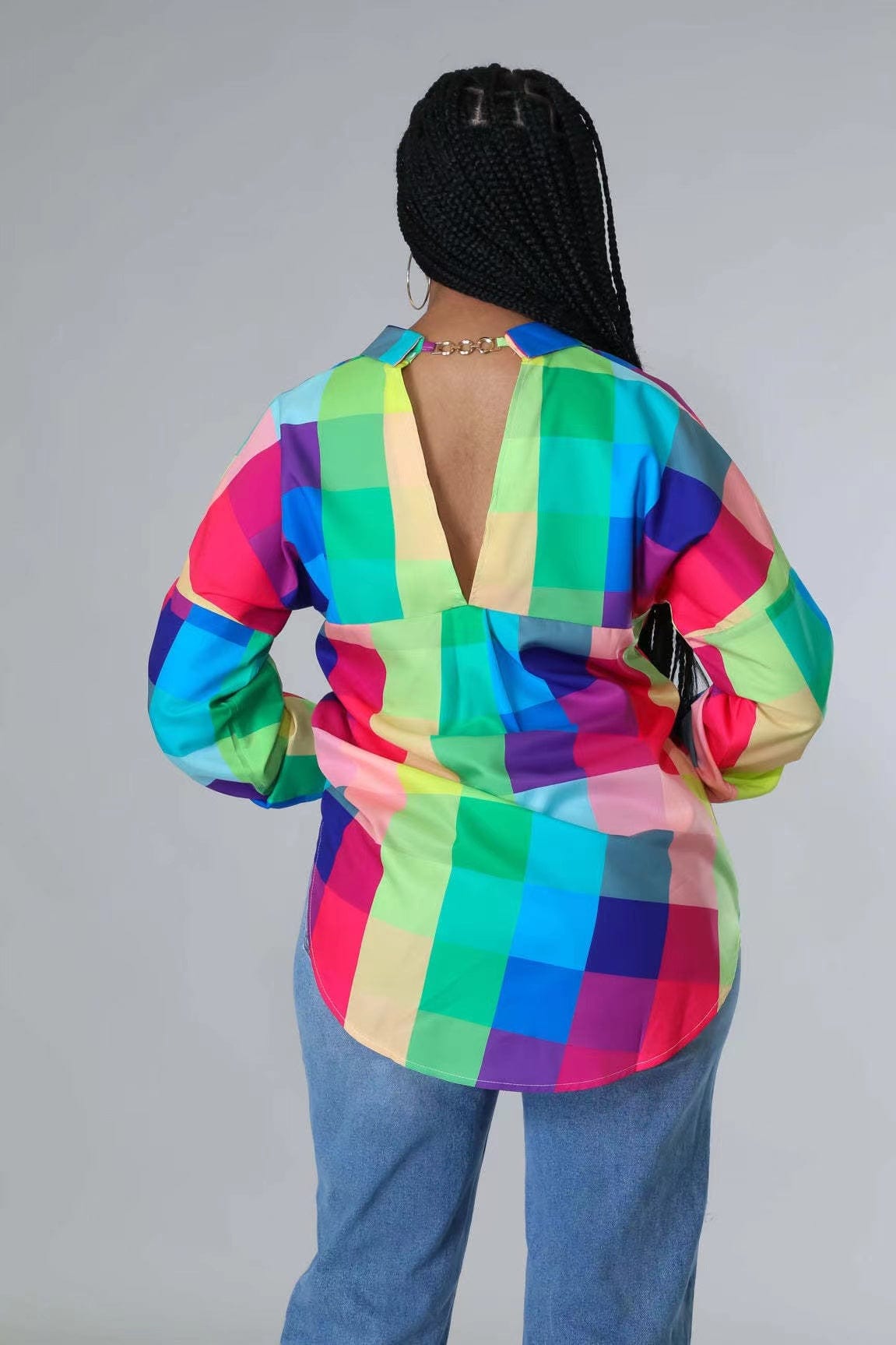 J&H 2023 new arrivals elegance women's blouses shirts long sleeve designer printed chic causal tops autumn clothes