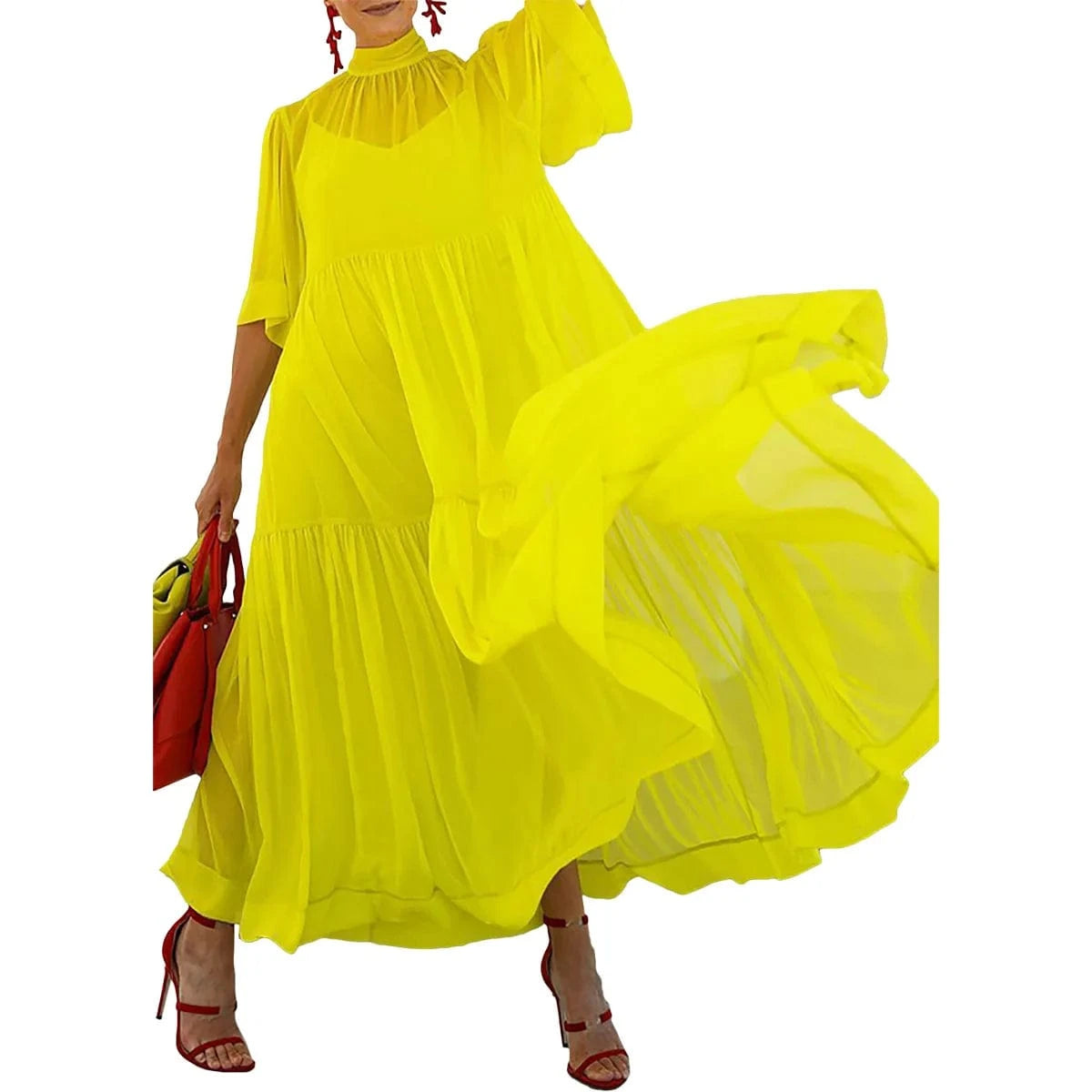 J&HNew Arrival Women Spring Autumn Cotton Linen Long Shirt Dress Solid Color Long Sleeve Button Muslim Casual Long Maxi Dress