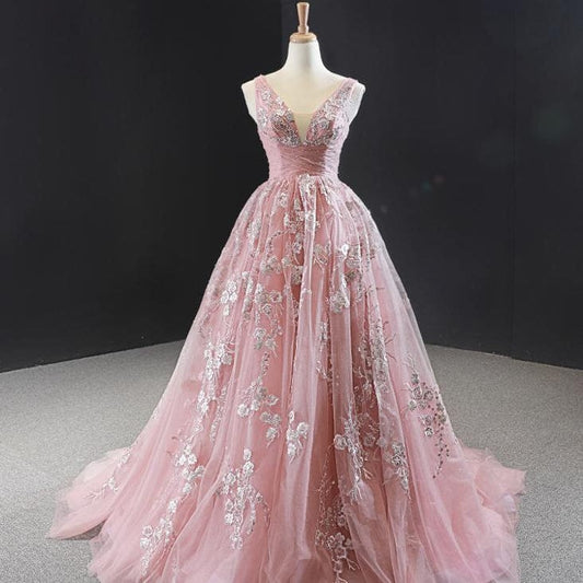 Jancember RSM66971 Fashion Design Satin Women A-line Party Sexy Lace Ladies Evening Dress