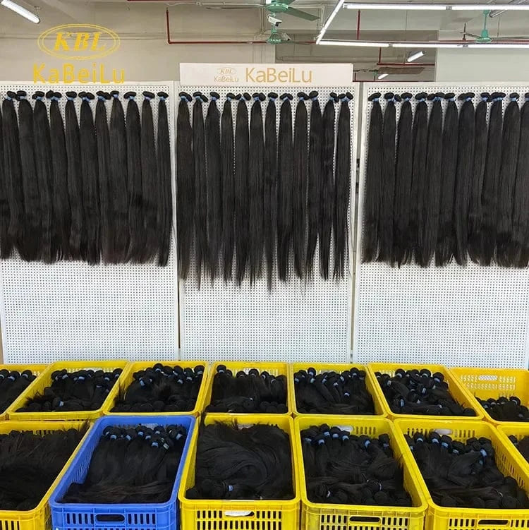 KBL Grade 10a raw unprocessed virgin vietnamese weft hair, double drawn vietnamese virgin hair