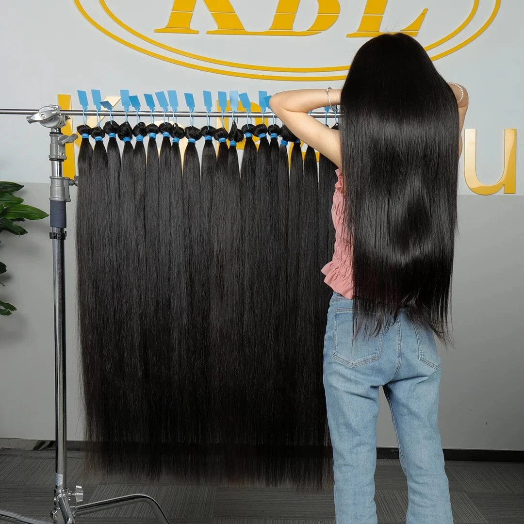 KBL Grade 10a raw unprocessed virgin vietnamese weft hair, double drawn vietnamese virgin hair
