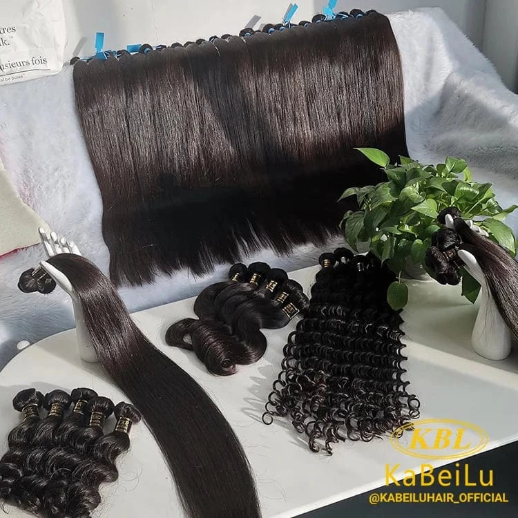 KBL  Wholesale Unprocessed Raw Virgin Cuticle Aligned Hair Weaves and Wigs Straight Brazilian Human Hair Extensions Bundles