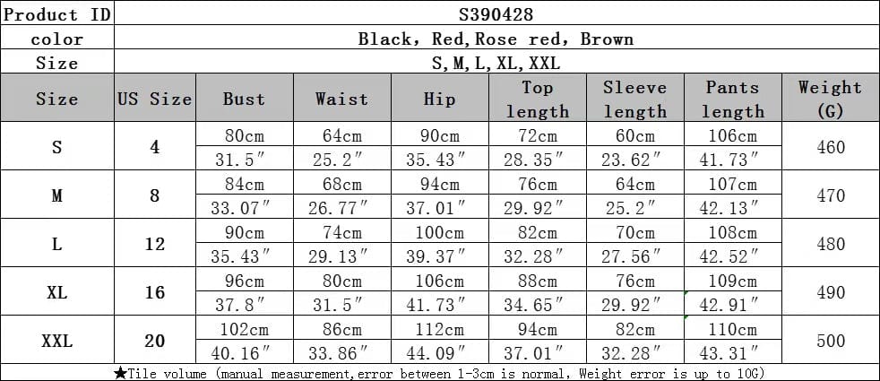 KC round neck top+long pants sexy casual solid color slim fit street 2 pieces sets temperament OL women suits