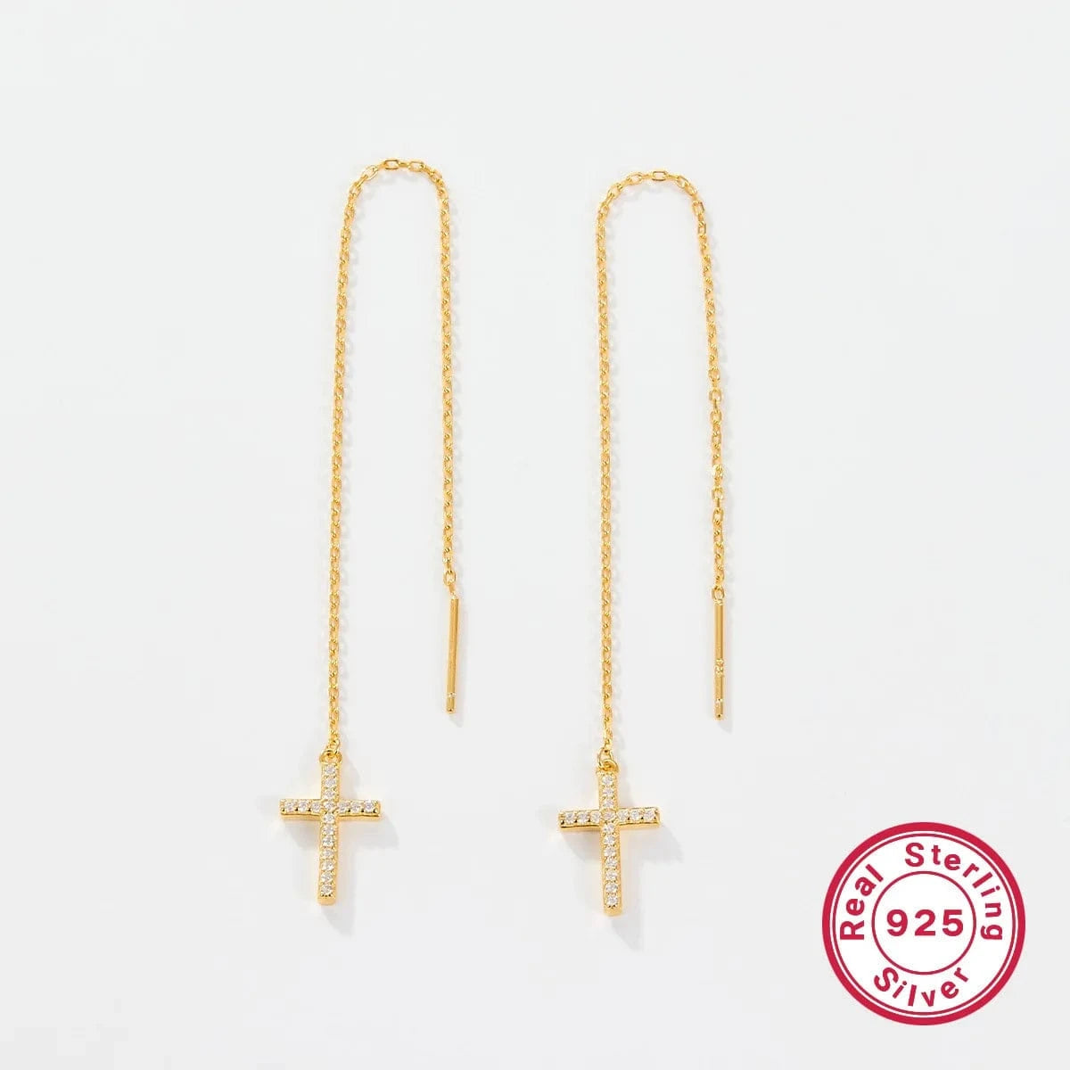 KE1001059 Gold fashion 925 sterling silver stud earring jewelry 18K gold plated sterling silver stud earrings for women