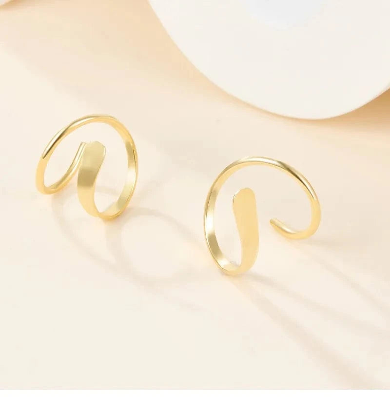 KE23357 Gold fashion jewelry 925 silver earrings jewelry 18K gold plated sterling silver  hoop earrings for women