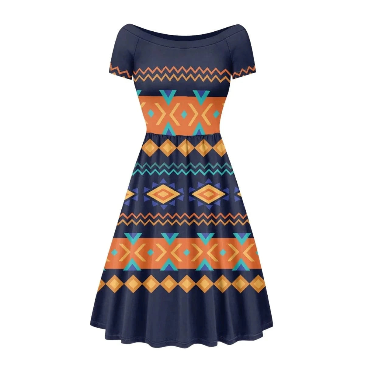 Khaki African Art Women's Vintage Ruffle Floral Flared A Line Swing Casual Cocktail Girls Party Dress for Women Evening Elegance