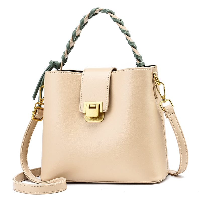 Khaki Cross-body Bags Women's 2022 New Large Capacity Design Sense Of Fashion Bucket Versatile one Shoulder Bag Handbag13024