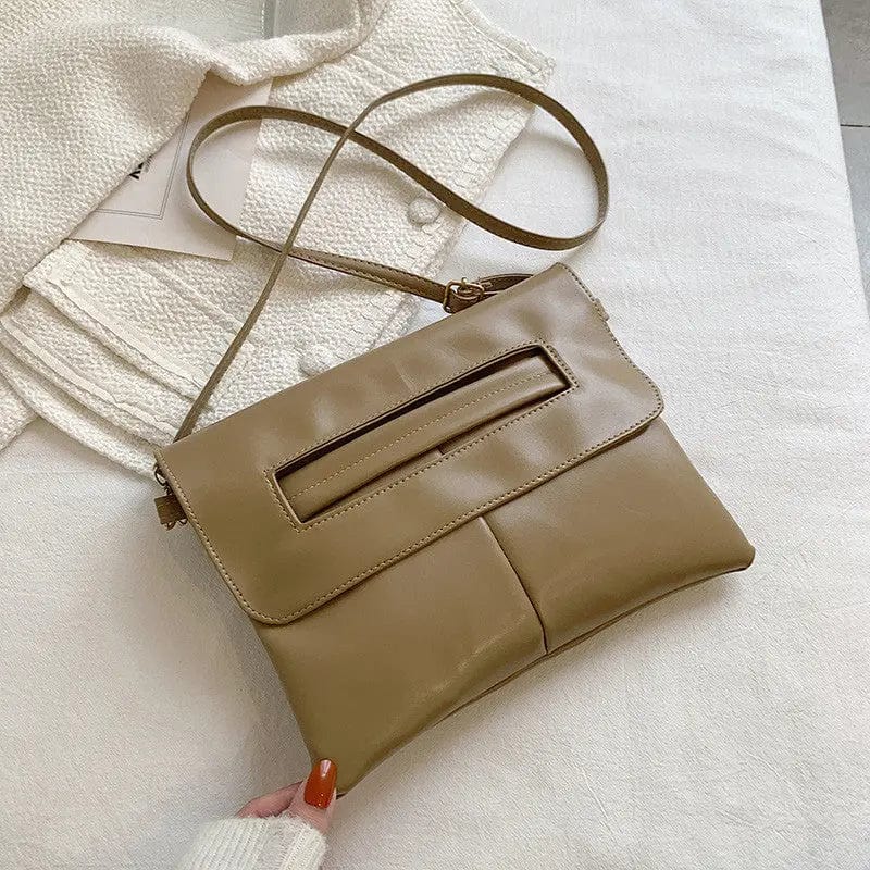 khaki M286 2022 Fashion Women's Envelope clutch bag Trend Female Crossbody Bags Handbag Ladies Shoulder Bags Clutches Purse
