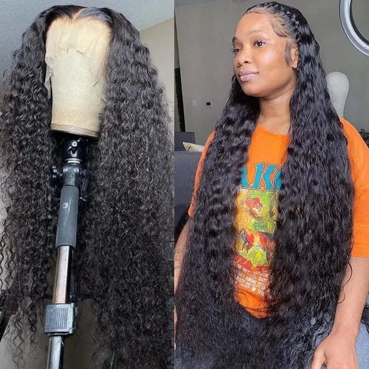Kinky Curly 13X6 Hd Human Hair Lace Front Wigs Brazilian Human Hair Wigs For Black Women Hd Lace Frontal Wigs Vendor Human Hair