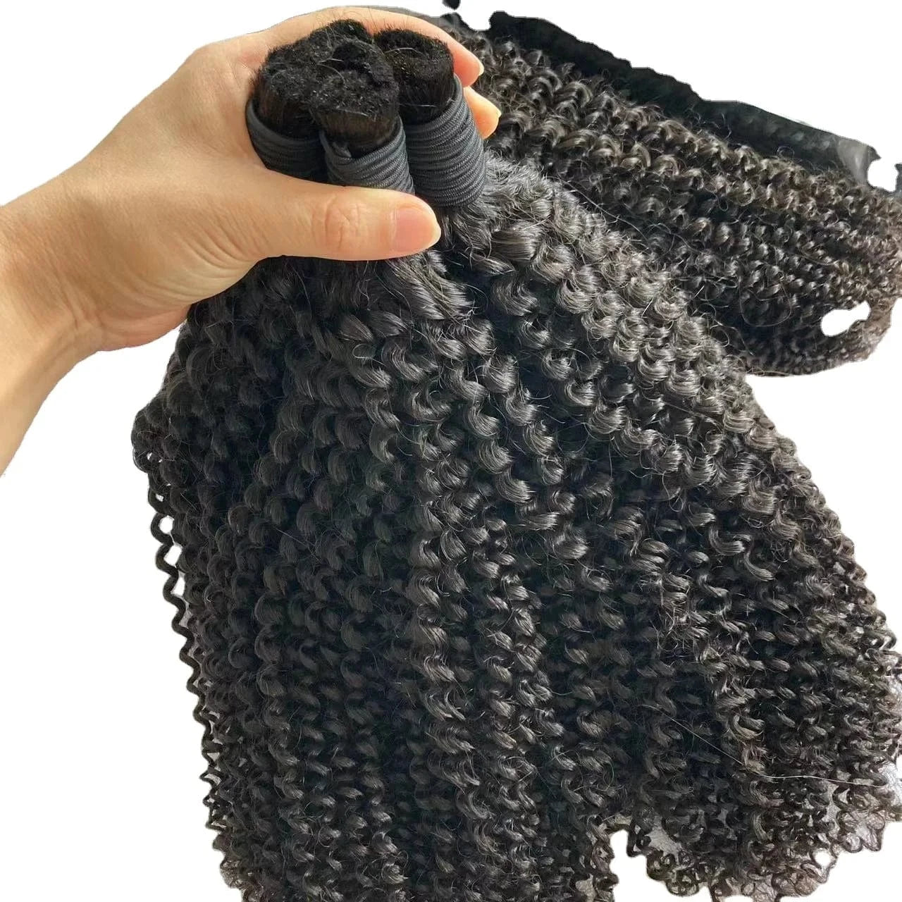 Kinky Curly Human Hair Bundles Extensions 100g Afro Kinky Curly Human Hair Bulk For Braiding No Weft For Black Women