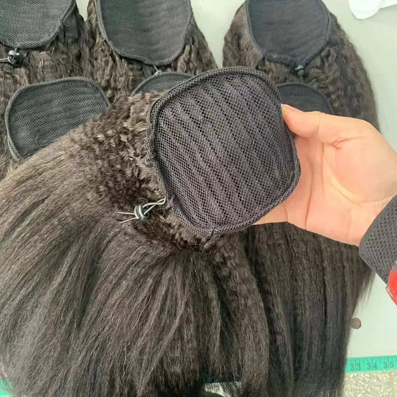 Kinky Straight Drawstring Ponytails for Women Kinky Ponytail human hair Clips in Ponytail Extension