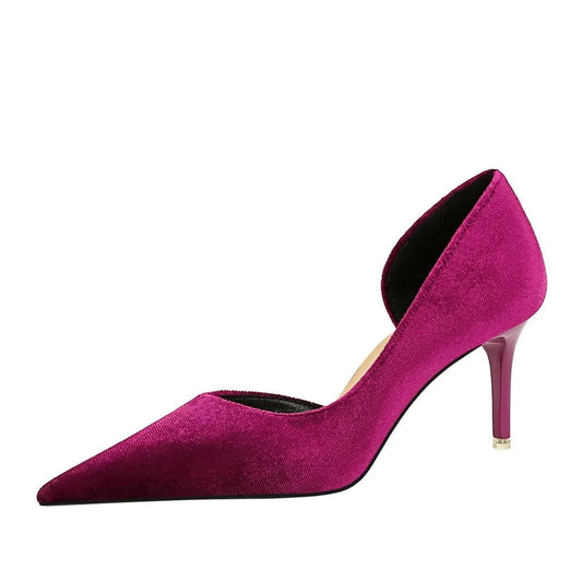 Kitten Heel 2023 New Women Office Pumps Sexy Party Stiletto Wedding Shoes Large Size 43 Female Luxury Heels