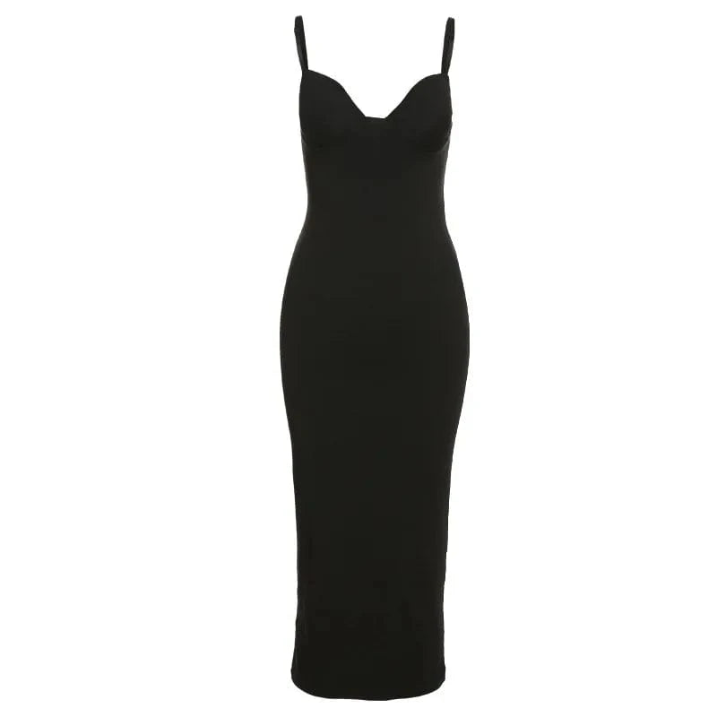 L / Black 2024 New Arrivals Africa Pencil Summer O-Neck Ladies Women Clothing Elegant Casual Dresses
