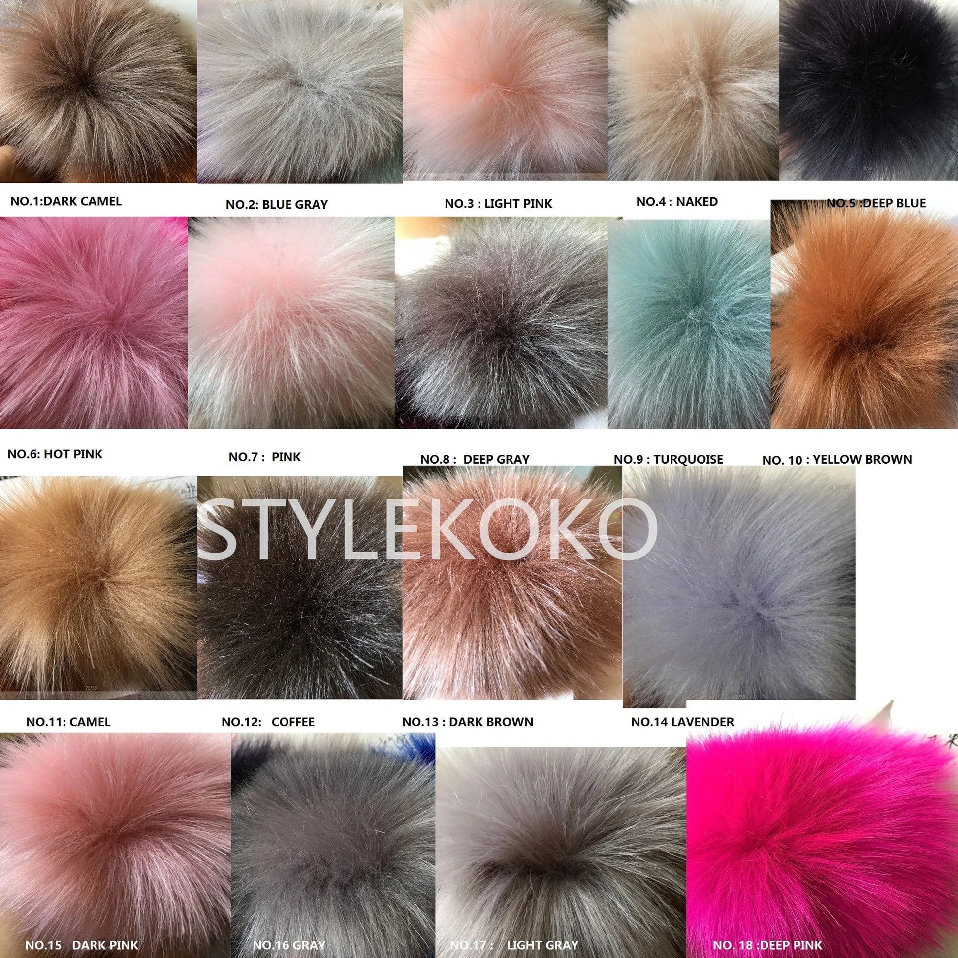 L / color swatches1 OEM wholesale  Bubble Fox  fur coat women winter long faux fur jacket custom Fluffy women faux fur hoodies