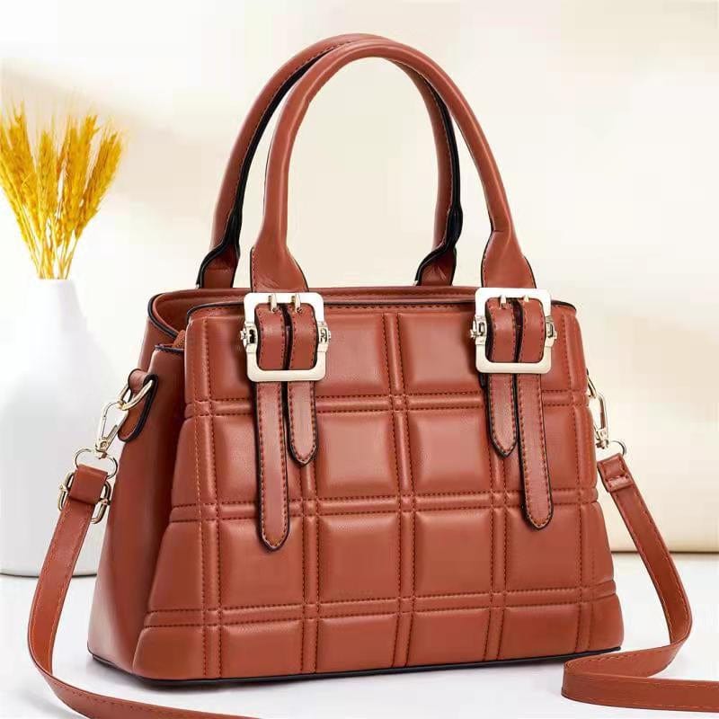 L / Earthy yellow 2022 New fashion factory wholesale large capacity shoulder commuting cross body bag Leather woman bags women hand bags handbags