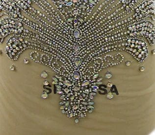 L / sliver ab Ocstrade Dropshipping Products 2023 Silver Rhinestone Bodycon Club Dress Women Long Sleeve Diamond  Birthday Dress Elegant Women